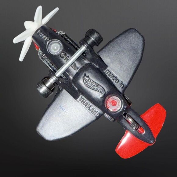 2003 Hot Wheels C2719 Fire Patrol 68 Propeller Plane Die Cast Airplane Diecast - Picture 5 of 7